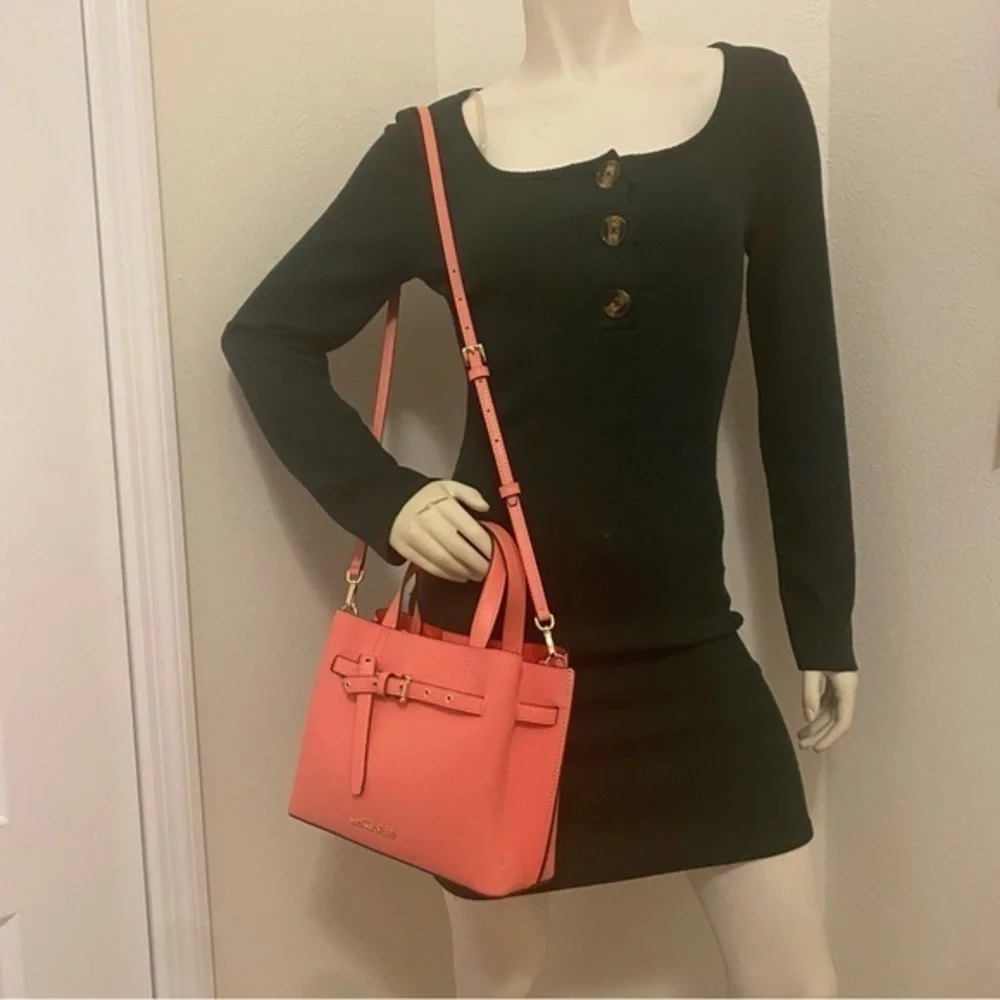 New Michael Kors Emilia Small Logo Satchel bag